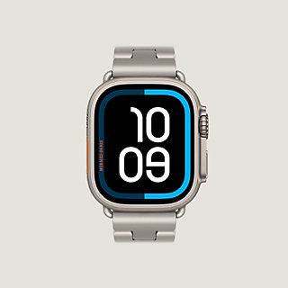 Apple Watch Hermès シンプルトゥール 《グランH》 49 mm チタン